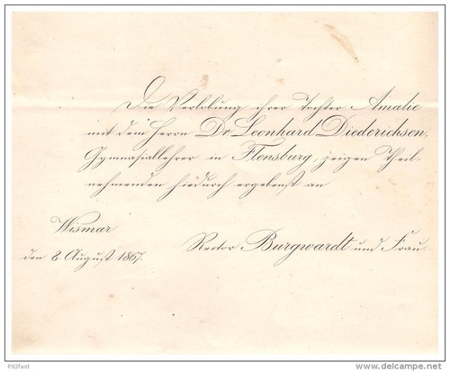 Schreiben von 1867 l - 1867, dr.