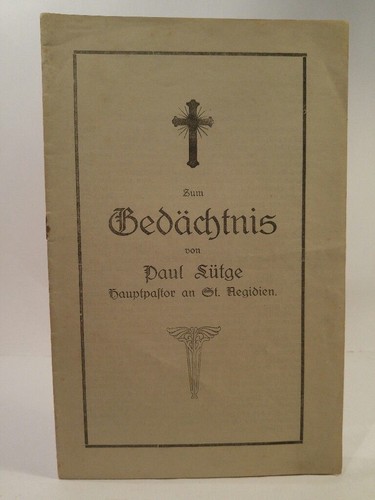 Zum gedächtnis von paul - gedächtnis,