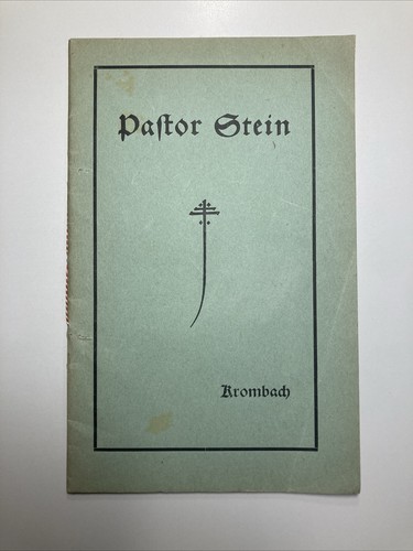 1915 pastor stein pfarrer - ~1915,