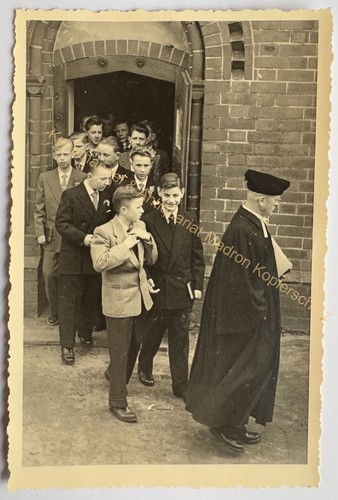 Orig foto konfirmation - ak,
