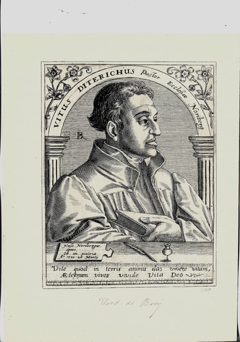 1569 gravur veit dietrich - 1569,