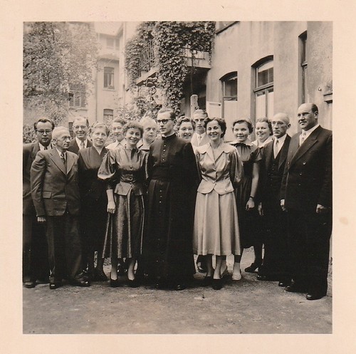 Vintage foto gesellschaft - gesellschaft, mit