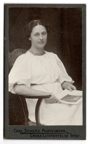 Cdv foto frau - cdv, pastor