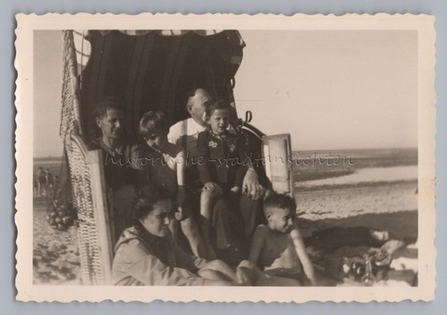 Cuxhaven duhnen 1949 auflug - cuxhaven,