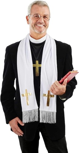 Priester kostüm zubehör für - priester,