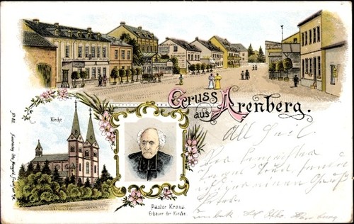 Litho arenberg koblenz - koblenz, am