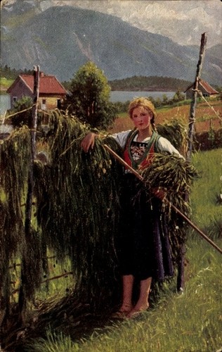Künstler pastor normann - ak, pastor-normann